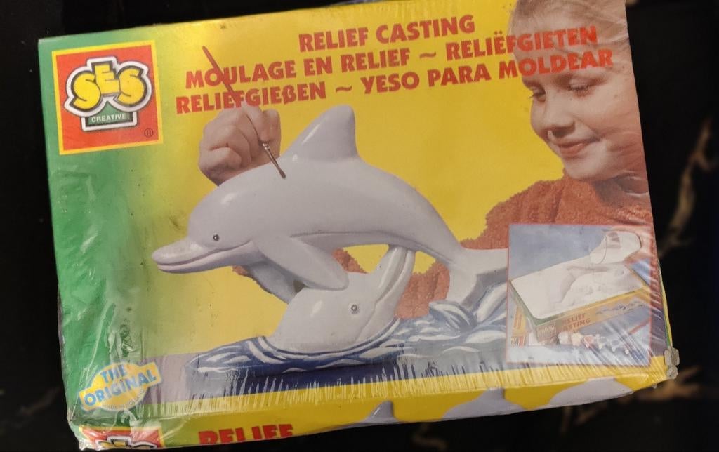 figurines dauphins plâtre, Enlèvement, Comme neuf
