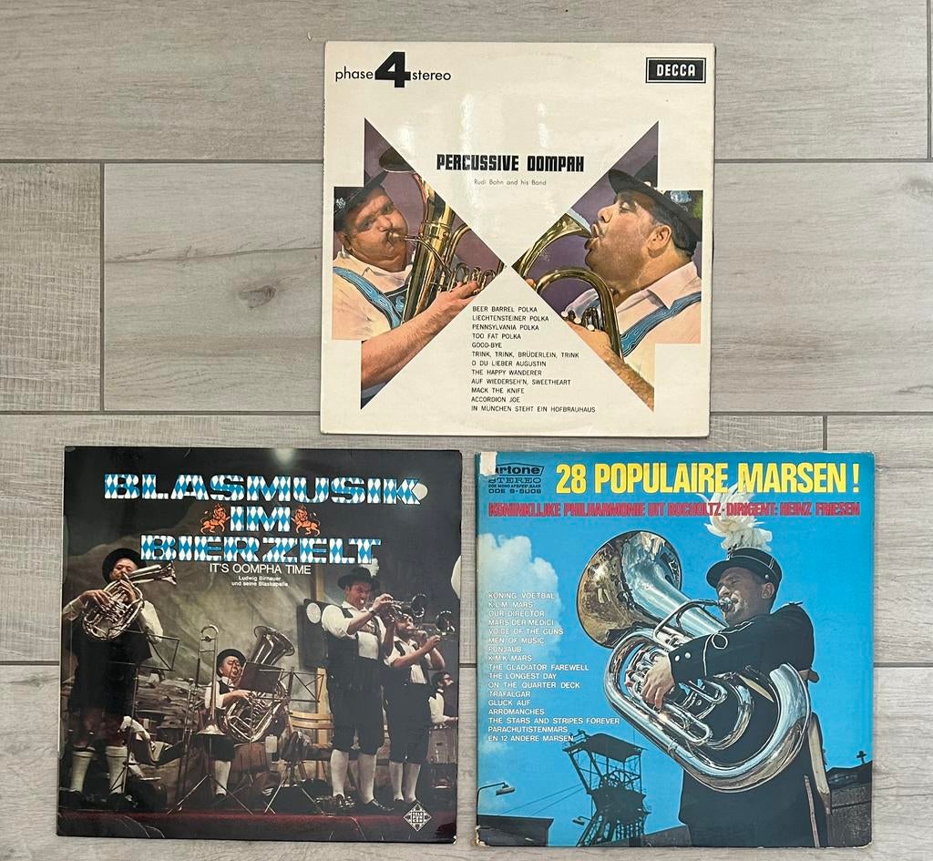 3 disques vinyles pour instruments à vent, CD & DVD, Vinyles | Autres Vinyles, Enlèvement ou Envoi, Utilisé, 12 pouces