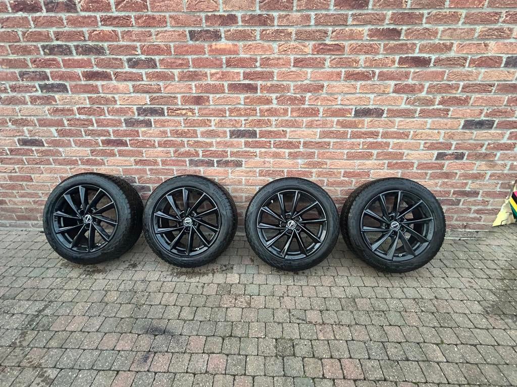 Pneus Hiver + Jantes Borbet 235/50 R18 101V (5X112), Pneus hiver, Pneu(s), Enlèvement, Utilisé