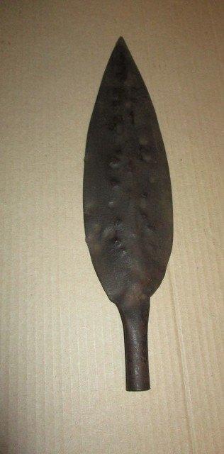 Pointe de lance Africaine Congo 35 cm longueur, Antiquités & Art, Envoi