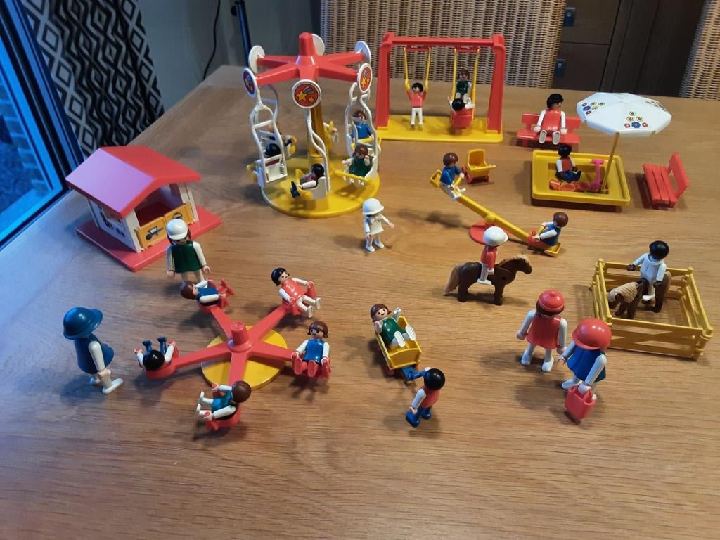 Grote speeltuin van playmobil, Kinderen en Baby's, Speelgoed | Playmobil, Ophalen, Zo goed als nieuw