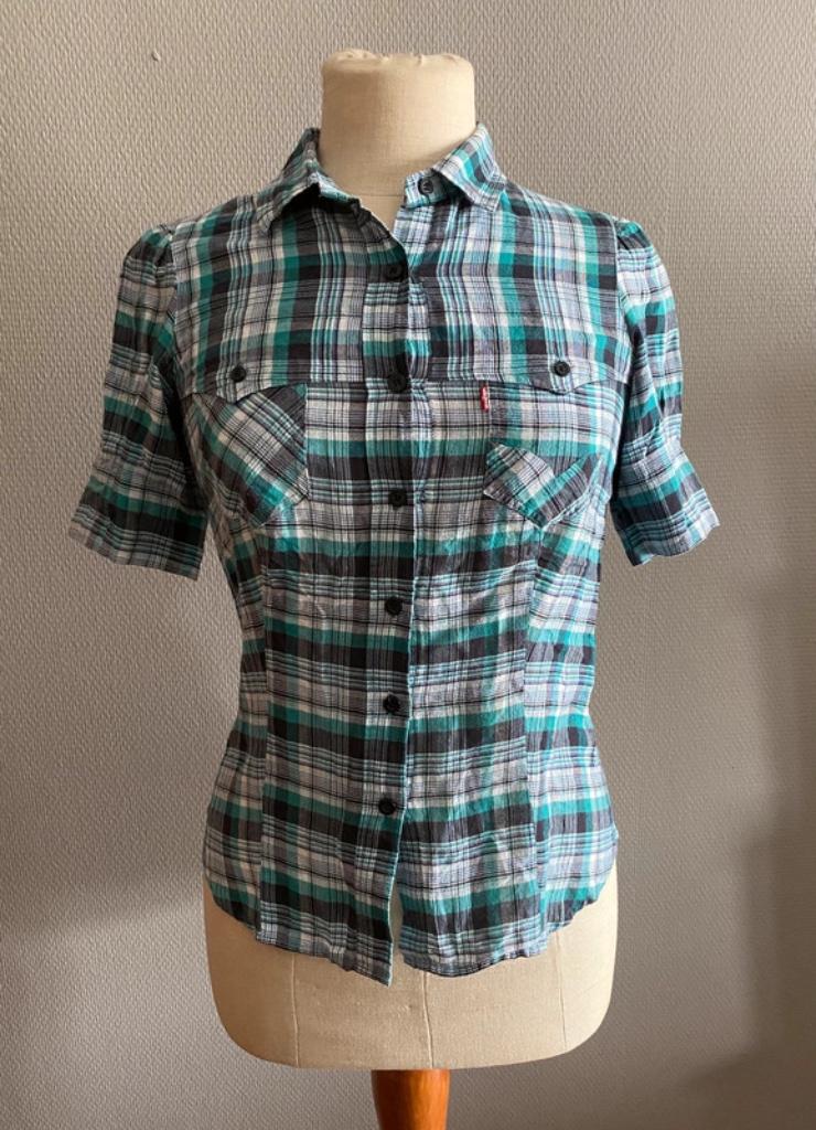 Geruit hemdje Levi’s maat S, Kleding | Dames, Verzenden, Korte mouw, Maat 36 (S), Levi’s