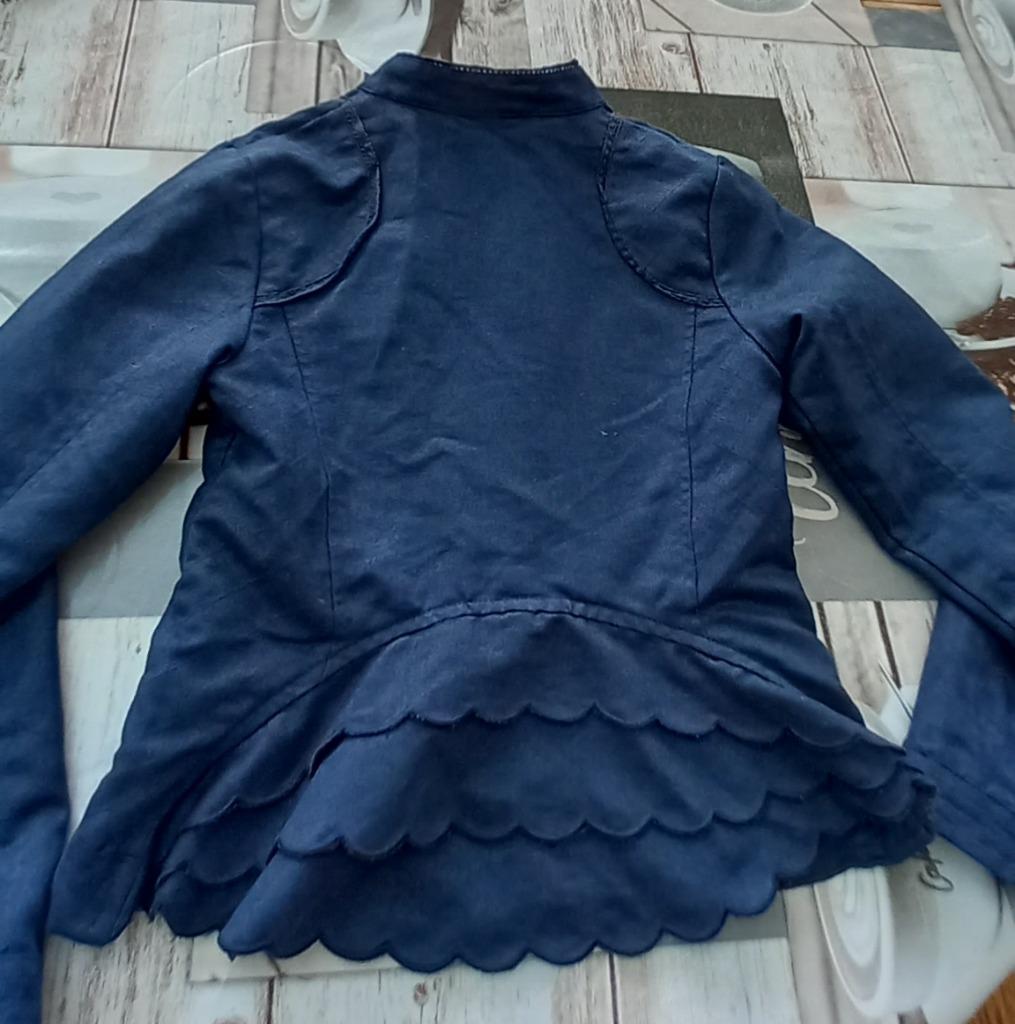 Veste d'été Vinrose bleu foncé taille 134, Vinrose, Enlèvement ou Envoi, Comme neuf, Fille
