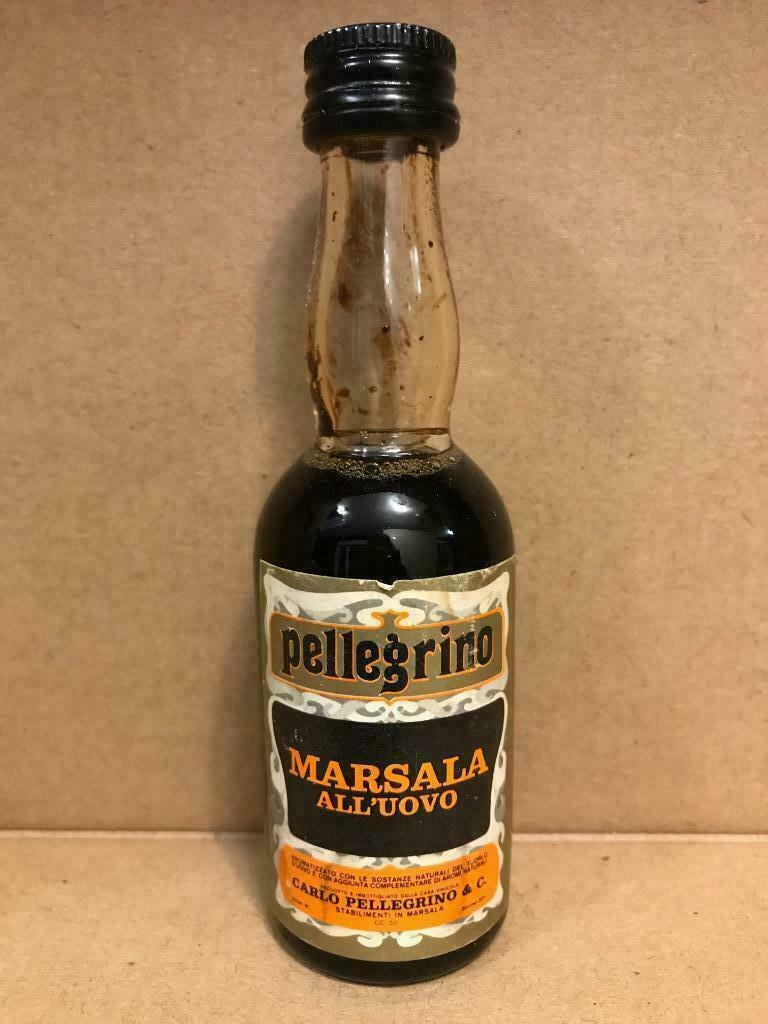 Pellegrino - Marsala all'uovo - Proefflesje alcohol - 50 cc, Overige typen, Zo goed als nieuw, Vol, Italië