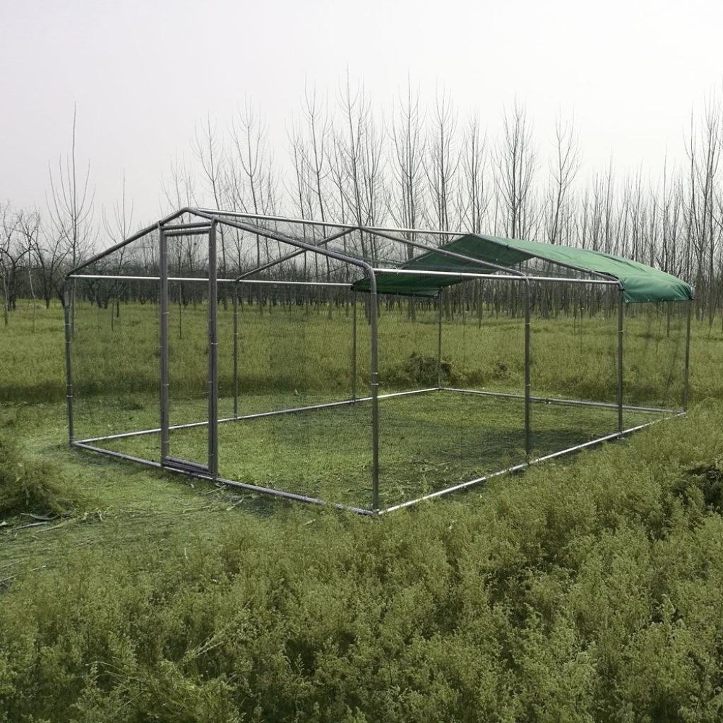 Poulailler 18m² enclos parc poule 6x3x2,25m chatiere voliere, Envoi, Poulailler