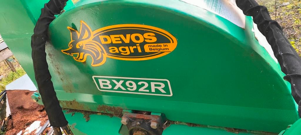 Déchiqueteuse à bois verte Devos Agri entraînée par un tract, Articles professionnels, Enlèvement, Utilisé, Autres marques