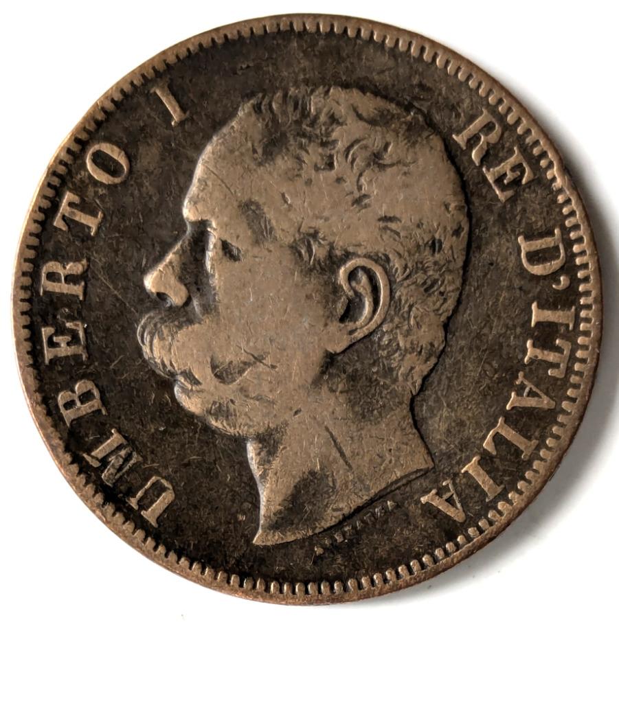 Monnaie Italie : 10 centesimi 1893 BI, Enlèvement ou Envoi, Italie, Monnaie en vrac