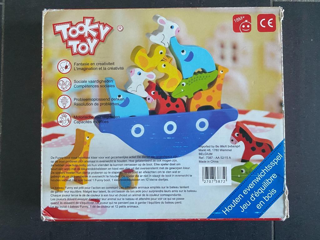Evenwichtsspelletjes van Tooky Toy, Ophalen, Gebruikt