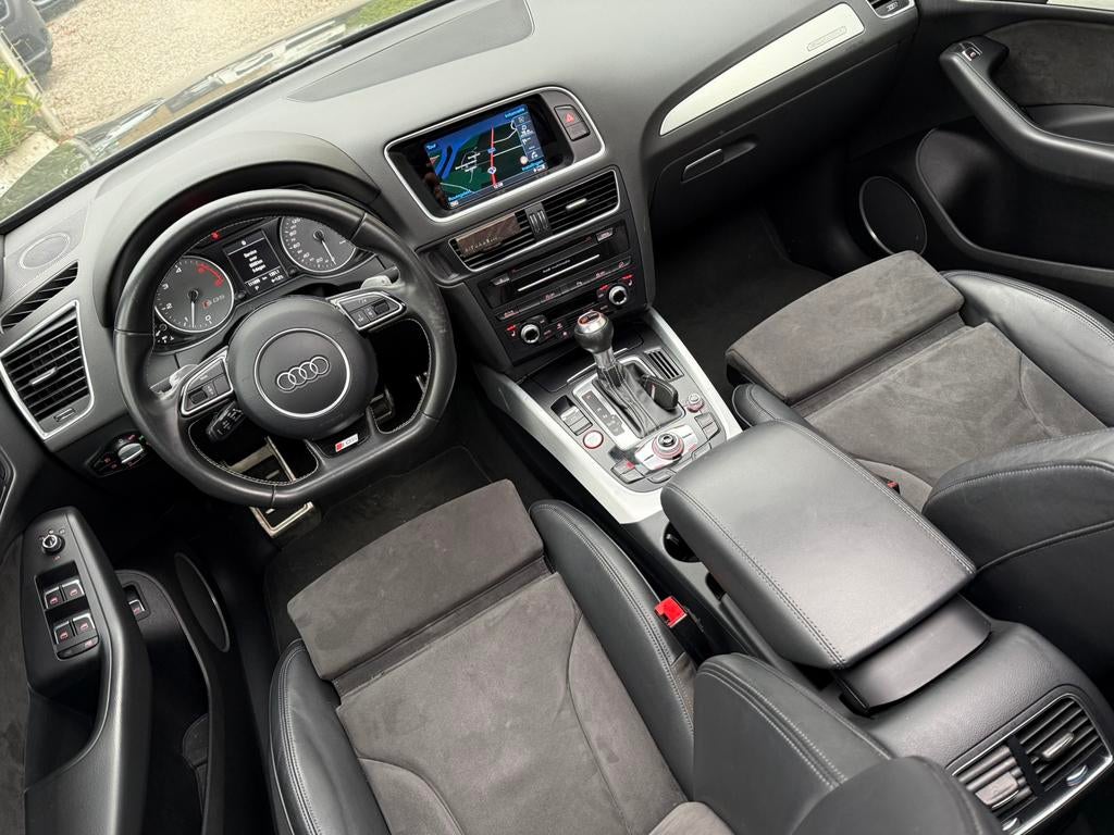 Audi SQ5 3.0 TDi V6 Competition Black Edtion Pano B&O 2017, Auto's, Audi, Automaat, USB, Zwart, Bedrijf