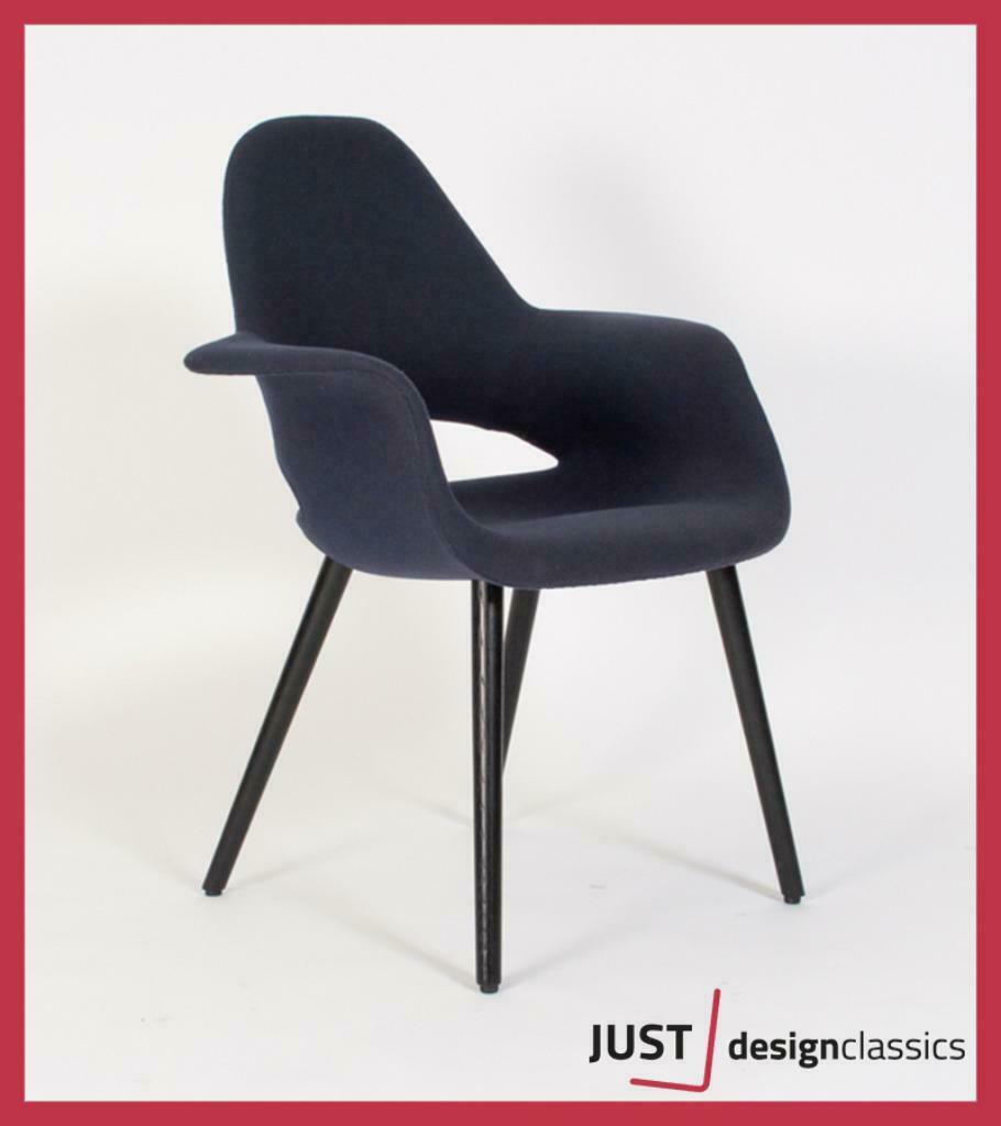 Vitra Organic Conference Chair Donker Blauw (voorraad:4), Enlèvement ou Envoi, Comme neuf, Bleu