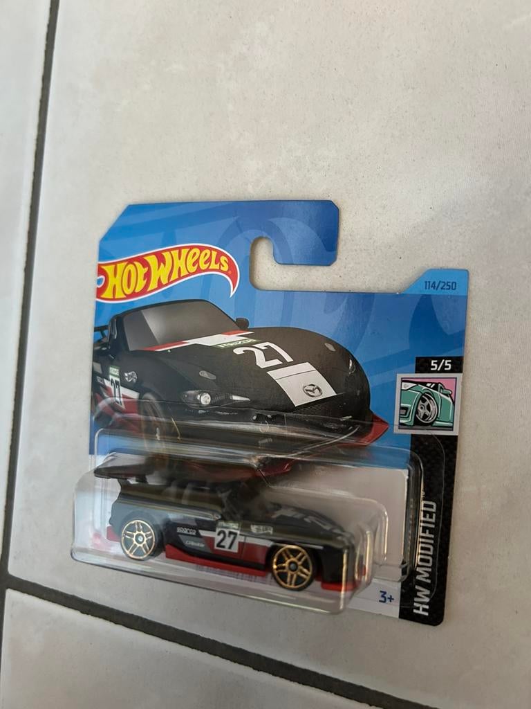 Mazda MX5 ND hot wheels, Hobby en Vrije tijd, Ophalen of Verzenden, Zo goed als nieuw