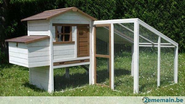 Poulailler avec enclos XXL abri poule GEANT NEUF, Envoi, Neuf