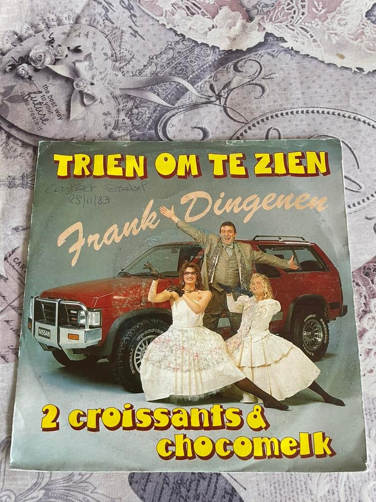 Frank dingenen 2 croissants & chocomelk, Ophalen of Verzenden