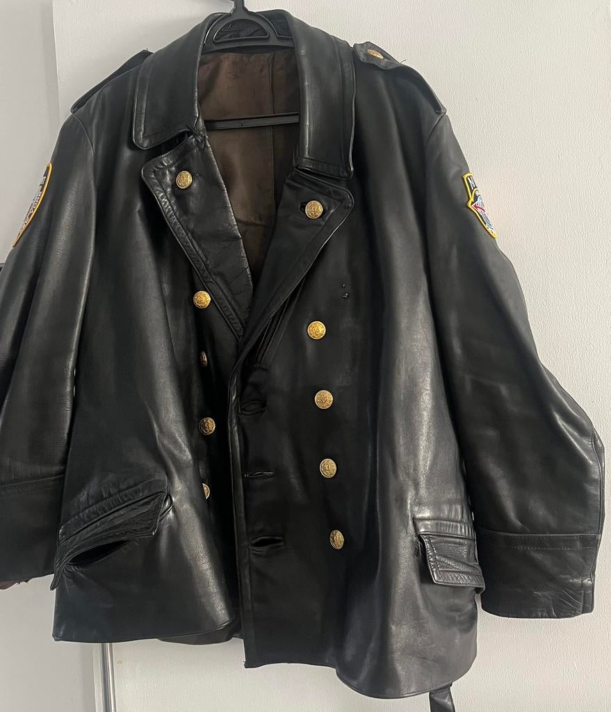 Nypd harley davidson jacket XL 50, Verzenden, Gedragen