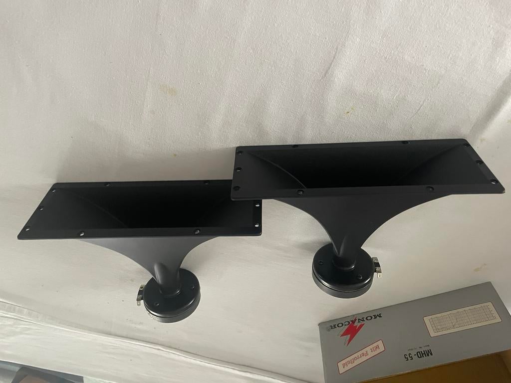 Monacor mhd-55 hoorn tweeters, Audio, Tv en Foto, Luidsprekerboxen, Ophalen of Verzenden, Zo goed als nieuw