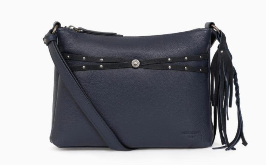 Sac à main Hexagona Appaloosa bandoulière marine NEUF, Enlèvement ou Envoi, Neuf, Bleu, Sac à main
