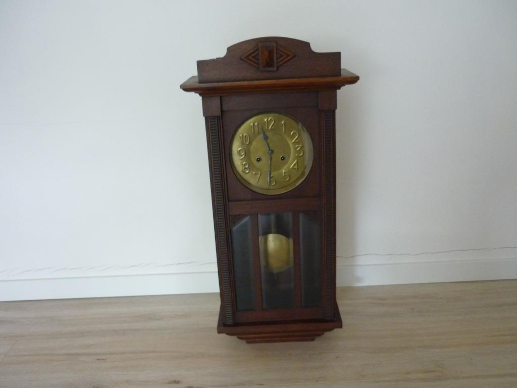 Oude wandklok, Huis en Inrichting, Ophalen, Gebruikt, Wandklok