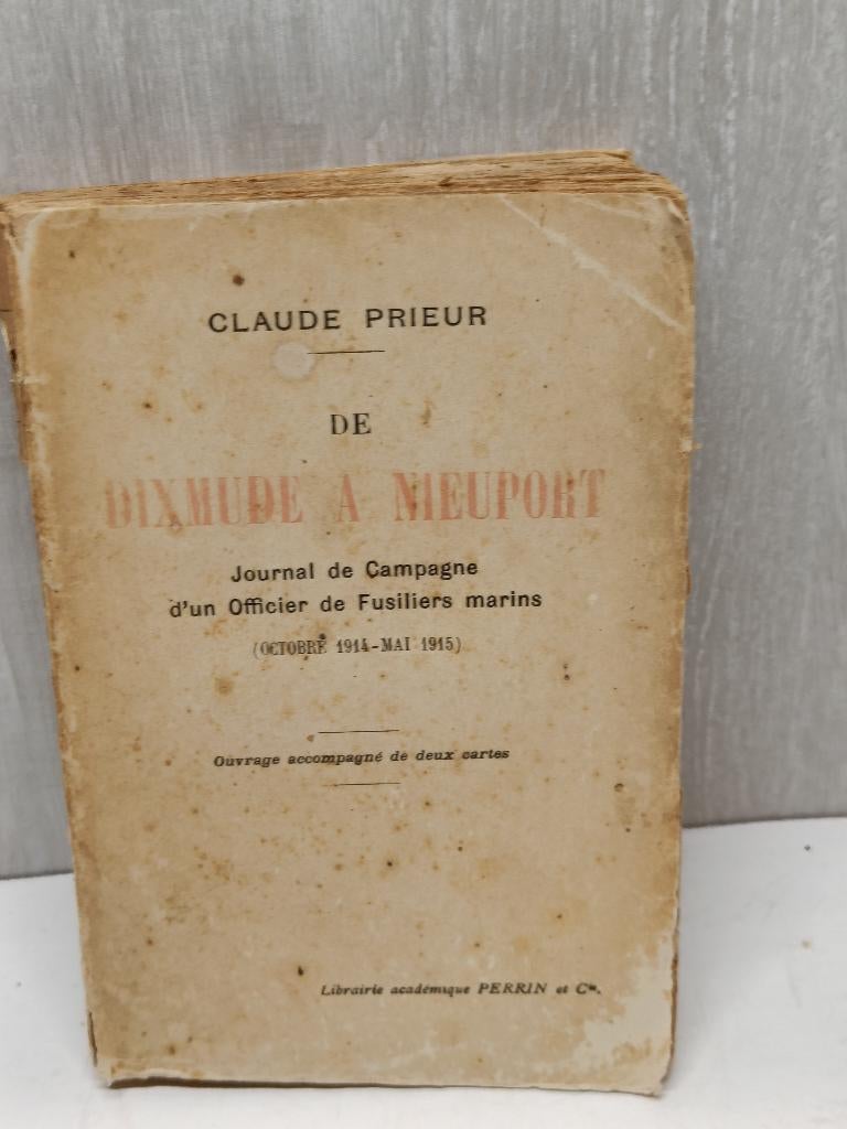 Dixmude a nieuport claude prieur, Boeken, Ophalen of Verzenden, Gelezen, Marine