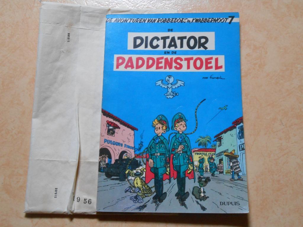 Robbedoes en Kwabbernoot 7 De dictator en de paddenstoel 195, Boeken, Eén stripboek, Ophalen of Verzenden, Zo goed als nieuw, FRANQUIN