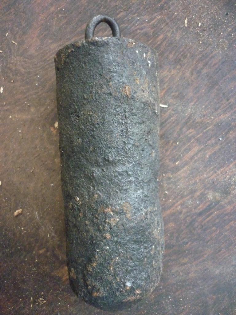 Poids ancien pour horloge comtoise, 3,40 kg, Antiquités & Art, Enlèvement ou Envoi