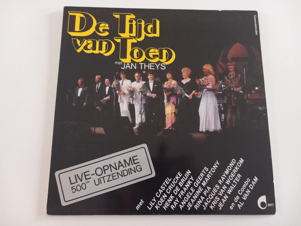 Vinyl LP De tijd van toen met Jan Theys Pop Schlager BRT, Ophalen of Verzenden, 12 inch