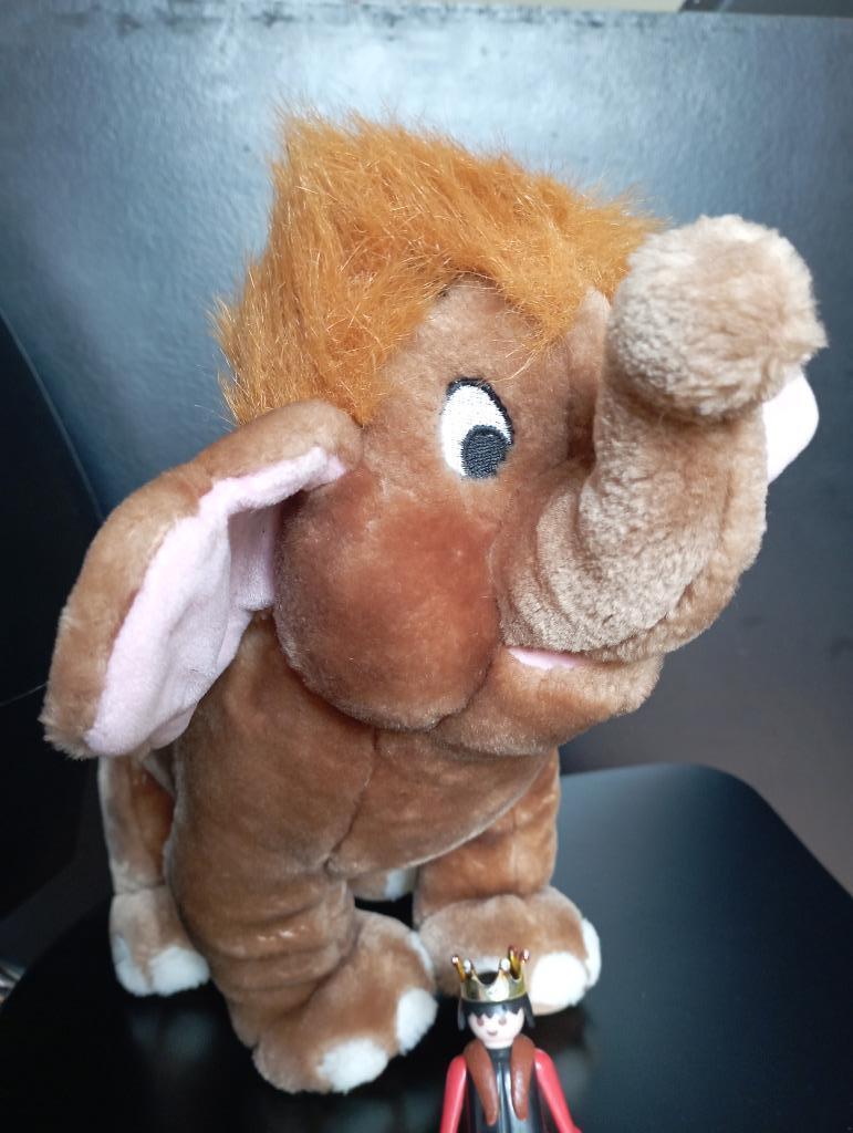404) Knuffel pluche Disney 2002 JUNGLE BOOK HASBRO 3, Ophalen of Verzenden, Zo goed als nieuw, Olifant