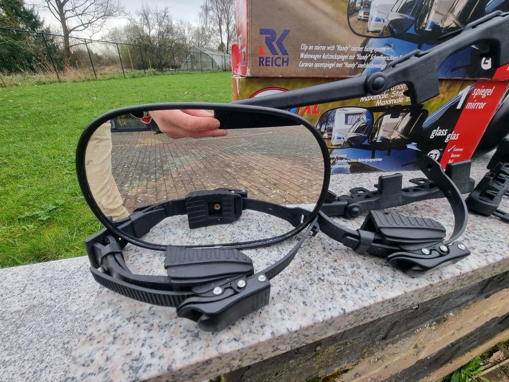 Miroir Reich Handy XL, 2 pièces, comme NEUF, Enlèvement ou Envoi, Utilisé
