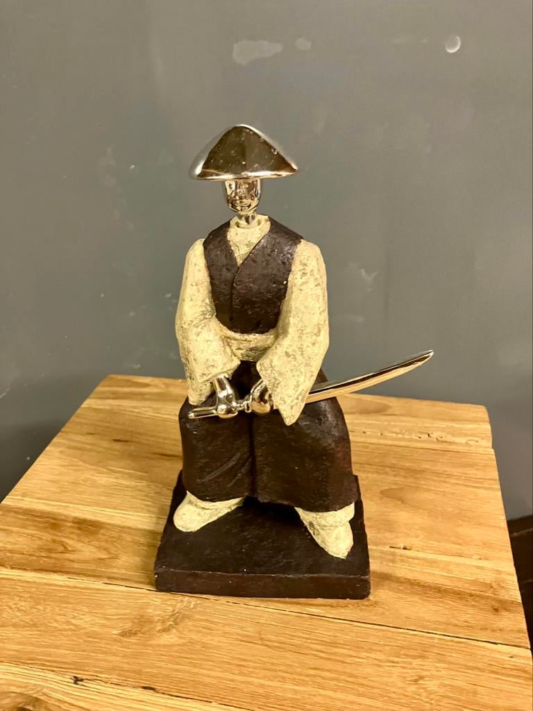 Samurai beeldje, Verzamelen, Ophalen, Zo goed als nieuw, Mens