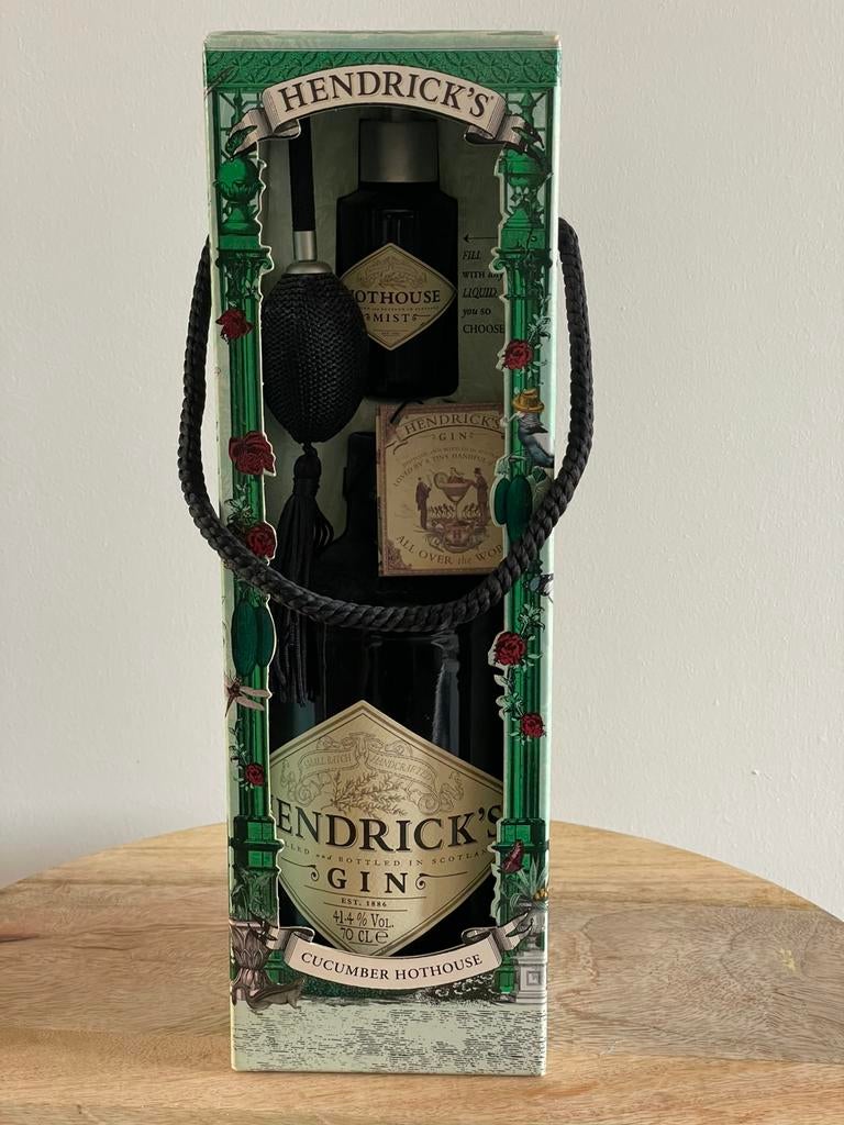 Hendrick’s Gin Cucumber Hothouse + accessoire, Verzamelen, Ophalen, Nieuw