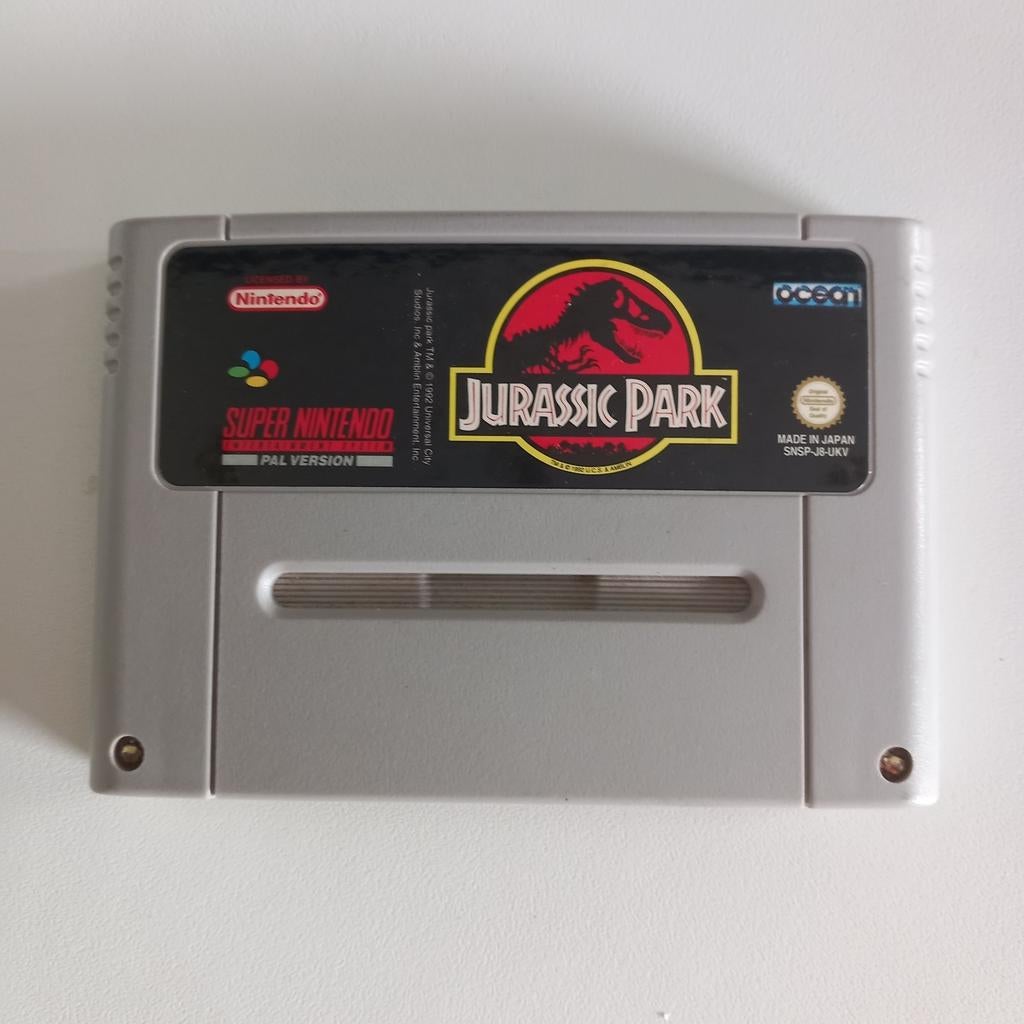 Jurassic Park super Nintendo snes, Ophalen of Verzenden, Zo goed als nieuw