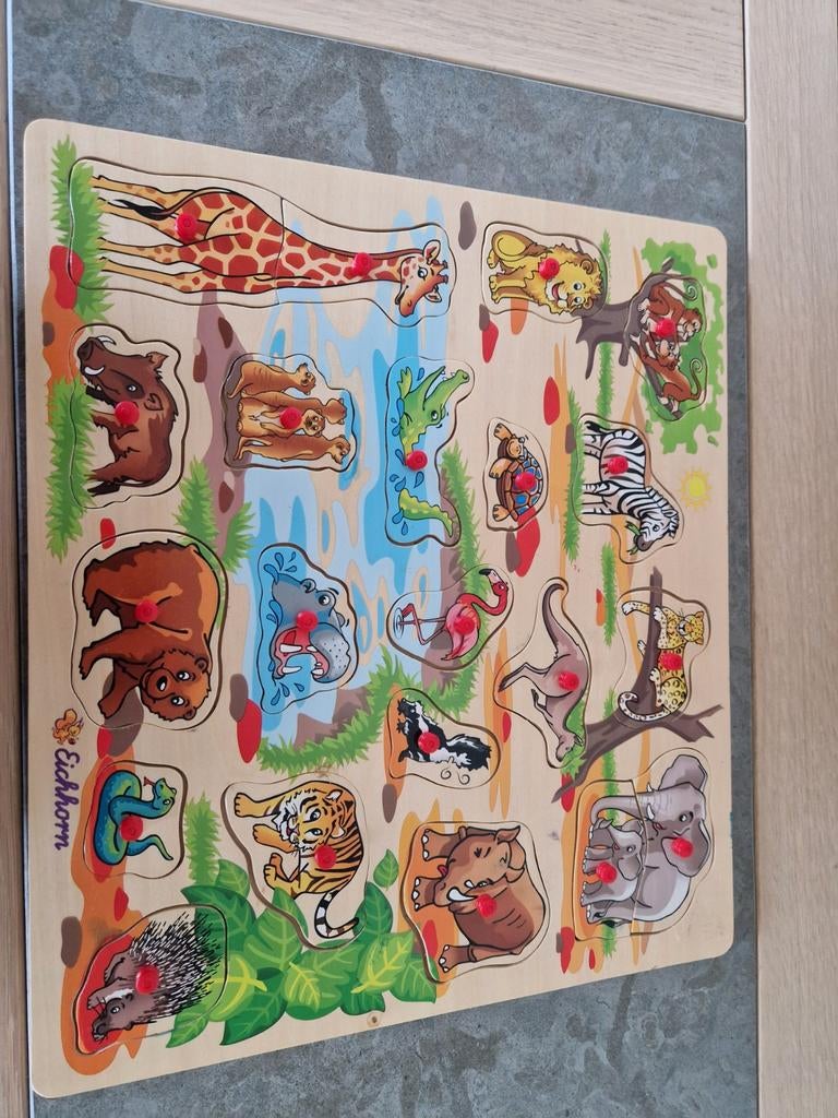Houten legpuzzel, Enlèvement