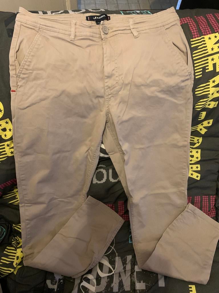 Broeken voor heren, Beige, Ophalen of Verzenden, Gedragen, Maat 46 (S) of kleiner