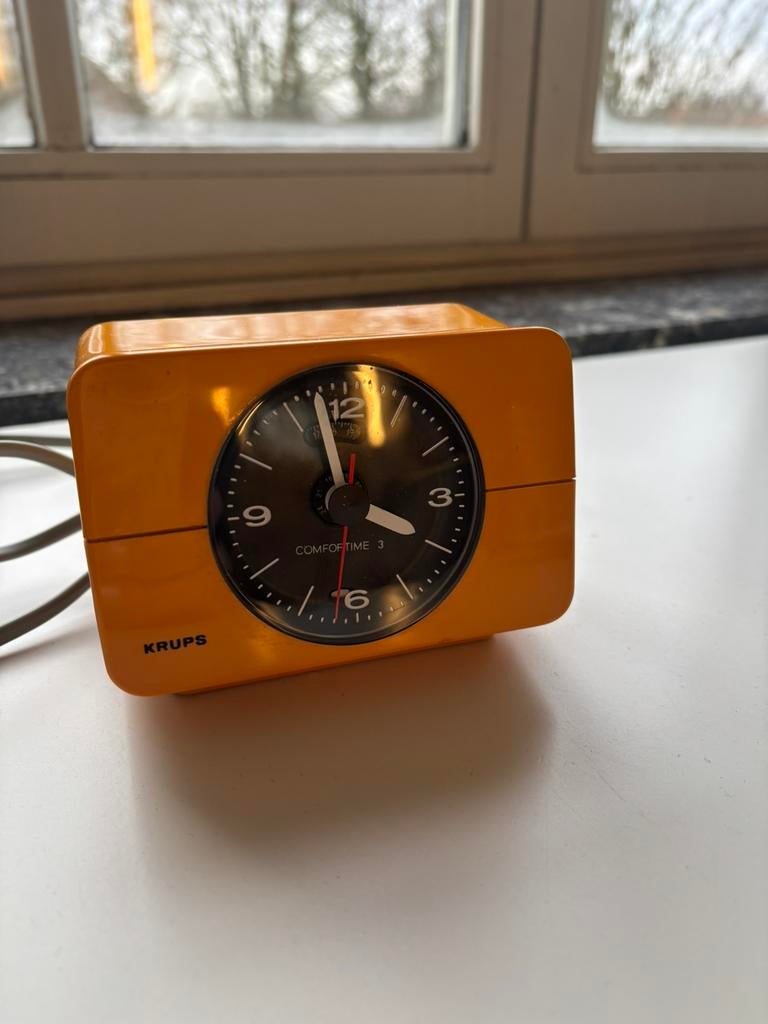 Krups Comfortime 3 - vintage wekker, Ophalen of Verzenden, Zo goed als nieuw