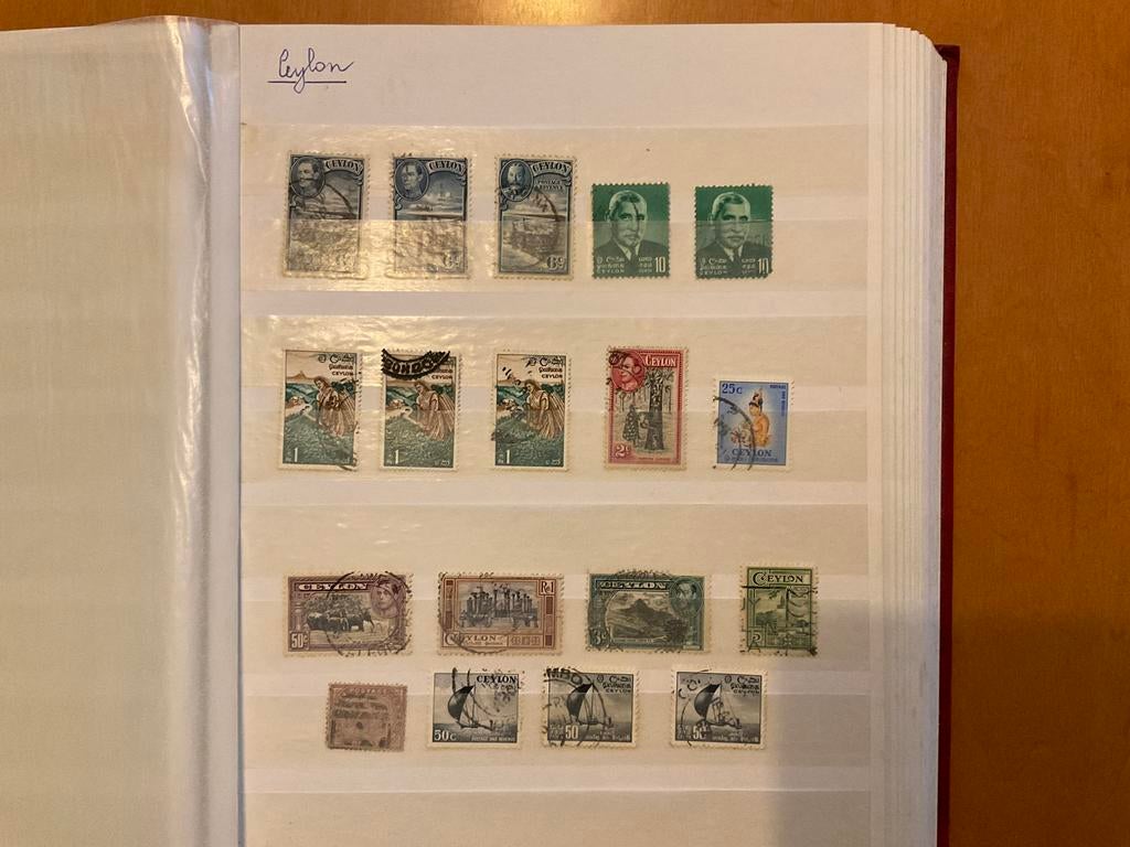 Timbres Ceylon, Enlèvement
