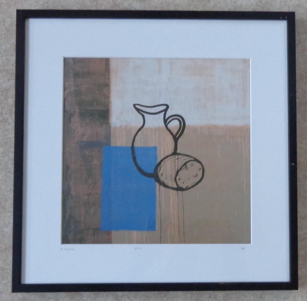 WALTER SWENNEN / ZONDER TITEL / KLEUROFFSET / 52x52cm KADER, Enlèvement ou Envoi