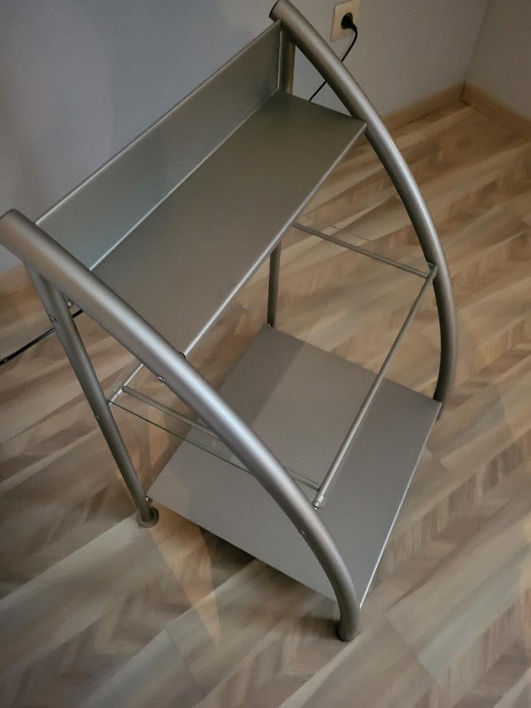 Tables de chevet modernes, Enlèvement, Verre, 45 à 65 cm, 55 à 70 cm