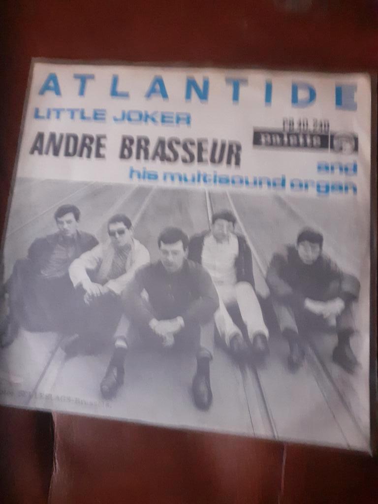45T Andre Brasseur : Atlantide / Little joker (Belpop), Enlèvement ou Envoi