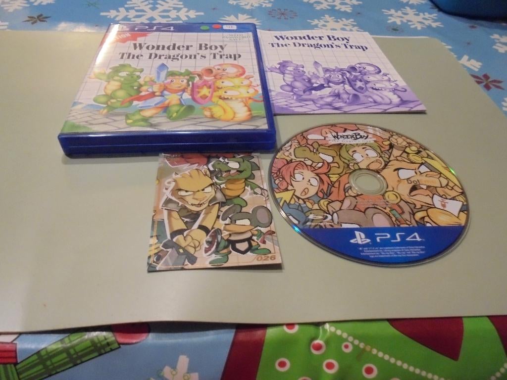 Playstation 4 Wonder Boy The Dragon's Trap (CIB + kaart), 1 speler, Ophalen of Verzenden, Zo goed als nieuw, Avontuur en Actie