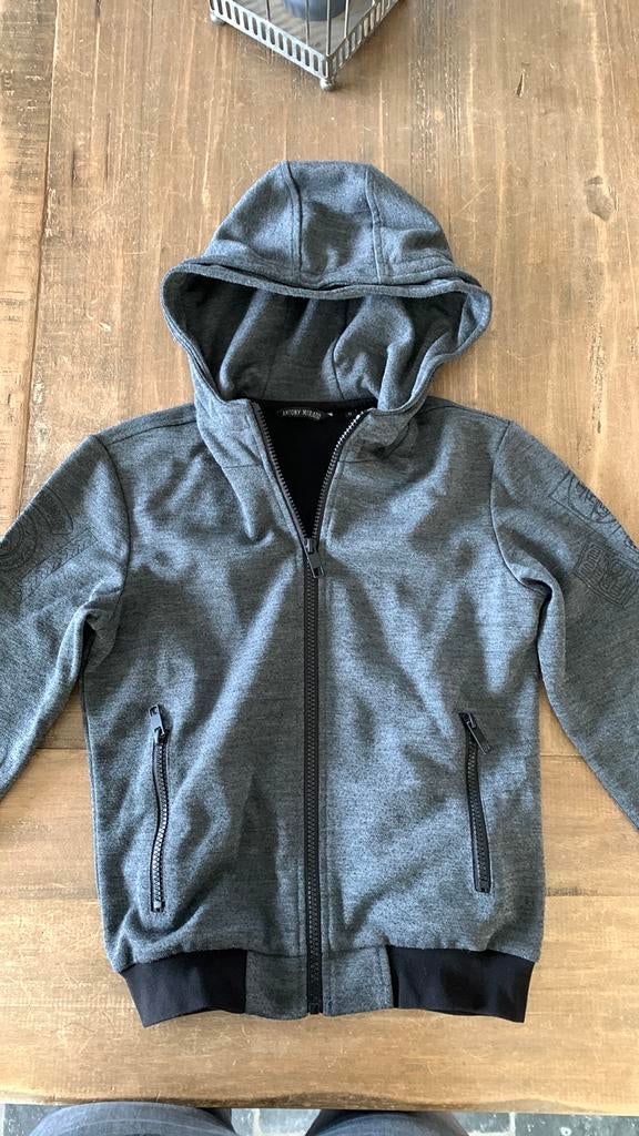 Zwarte hoodie Antony Morato maat 8. Als nieuw, Trui of Vest, Ophalen of Verzenden, Zo goed als nieuw, Jongen