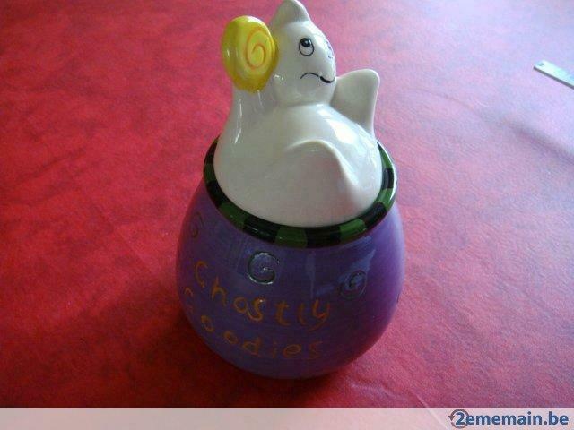 Joli pot émaillé avec couvercle. Chostly Coodies., Enlèvement ou Envoi, Neuf