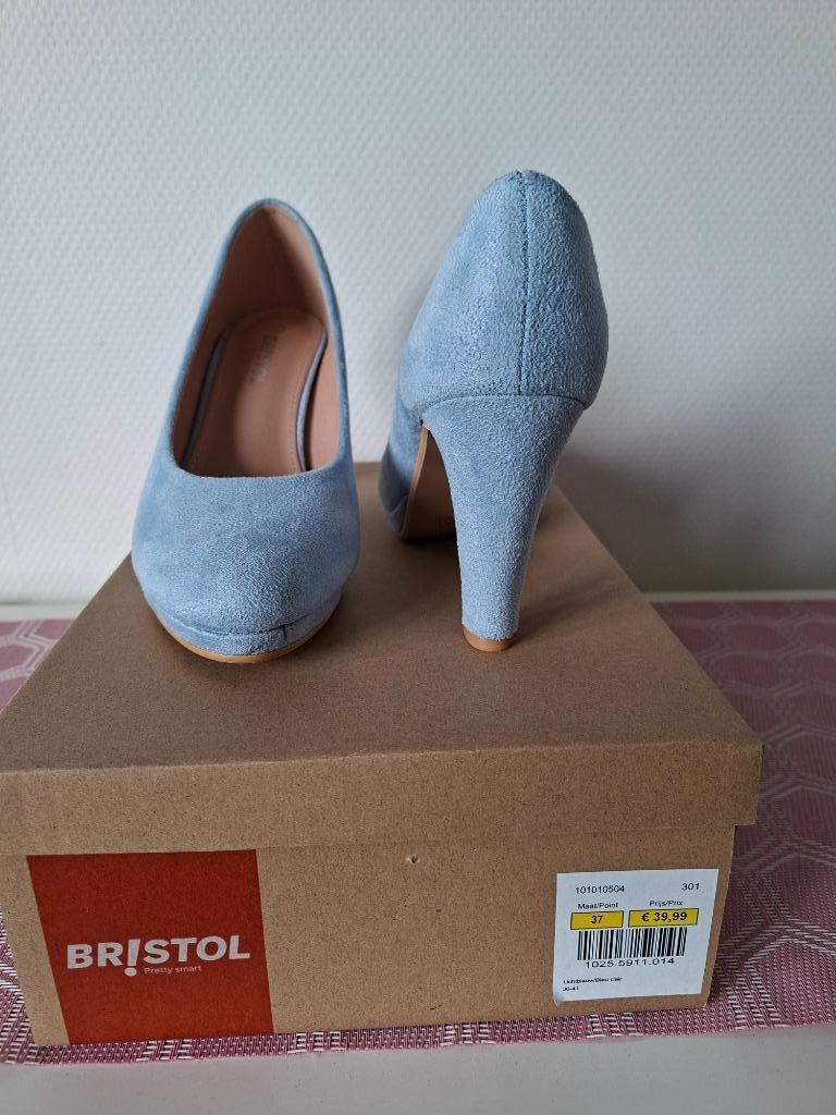Lichtblauwe damespumps, Ophalen, Pumps, Blauw, Nieuw