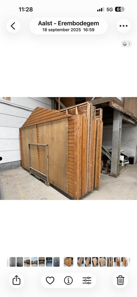 Tuinhuis voor alle doeleinden, Tuin en Terras, Tuinhuizen, Ophalen, Gebruikt, Tuinhuis, Zonder ramen