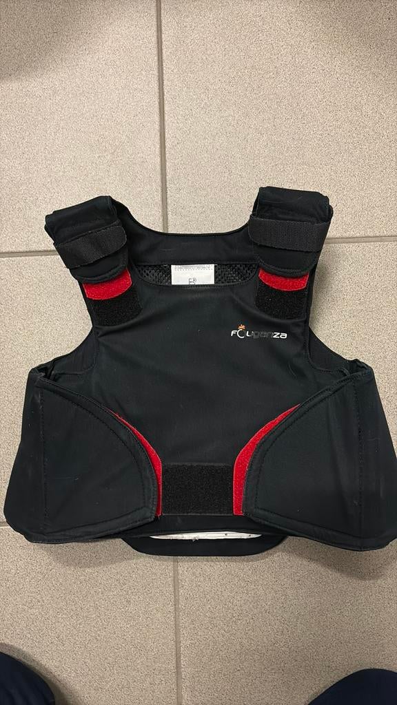 Fouganza bodyprotector - vest 8/10 jaar, Dieren en Toebehoren, Ophalen, Gebruikt