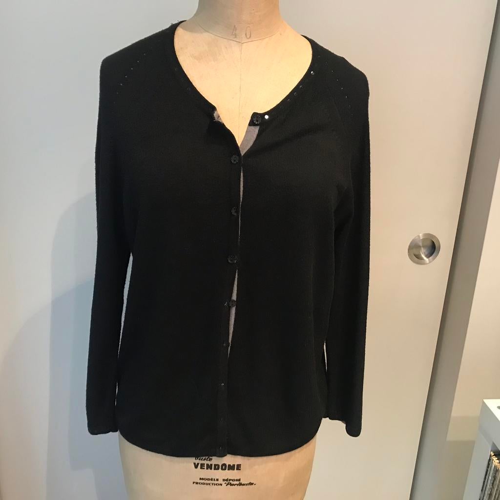 Zwarte gilet van easel new york, maat 40, Ophalen of Verzenden, Zo goed als nieuw, Maat 38/40 (M)