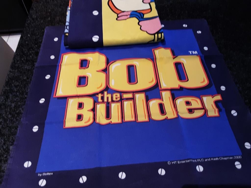 1pers.dekbed Bob de bouwer, Ophalen, Zo goed als nieuw
