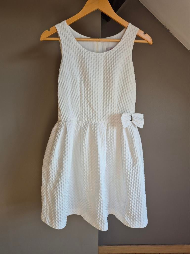 Robe blanche Gaultier Junior taille XS / S, Enlèvement ou Envoi, Comme neuf