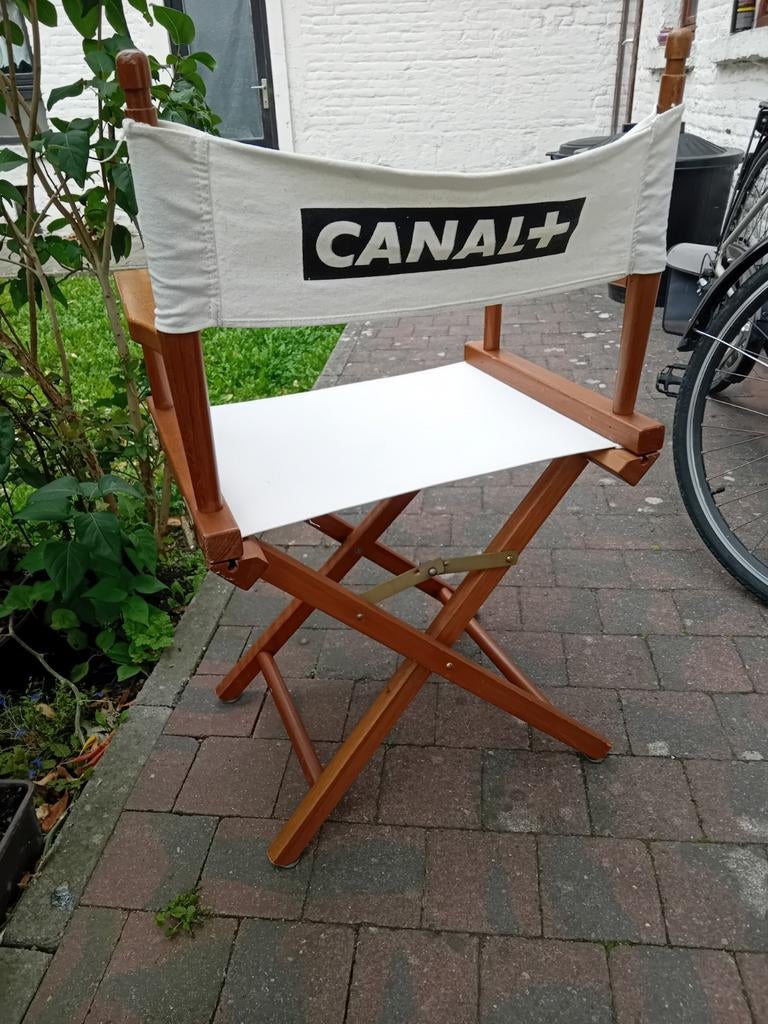 Canal+ regisseursstoel, Ophalen of Verzenden, Gebruikt, Stof, Eén