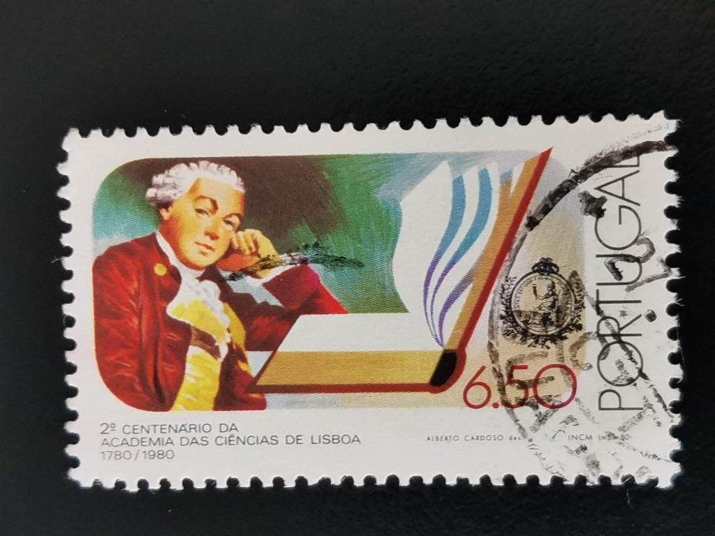 Portugal 1980 - 200 ans de l'Académie des sciences de Lisbon, Enlèvement ou Envoi, Portugal, Affranchi