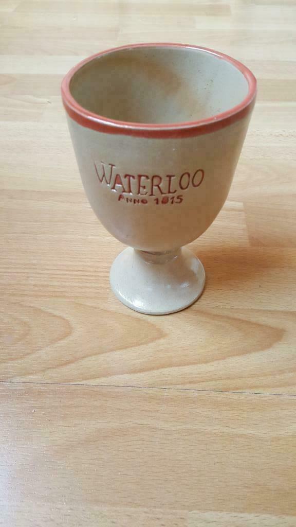 Waterloo bierkelk, Verzamelen, Ophalen of Verzenden, Bierglas