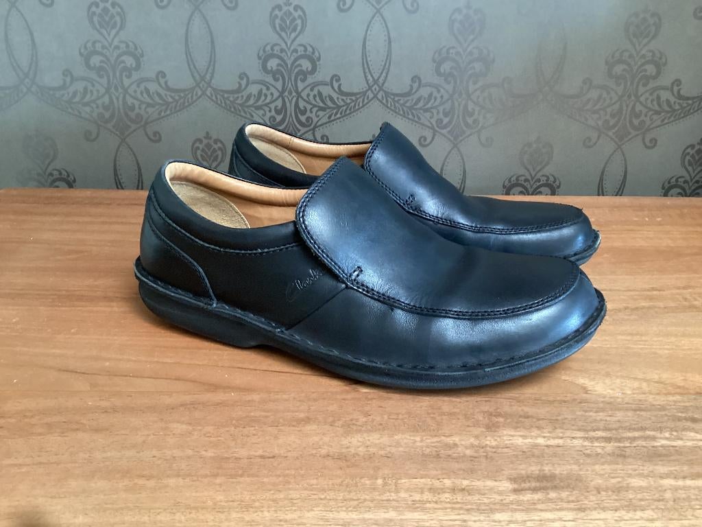 Schoenen heren Clarks 43, Kleding | Heren, Schoenen, Loafers, Zwart, Clarks, Ophalen of Verzenden